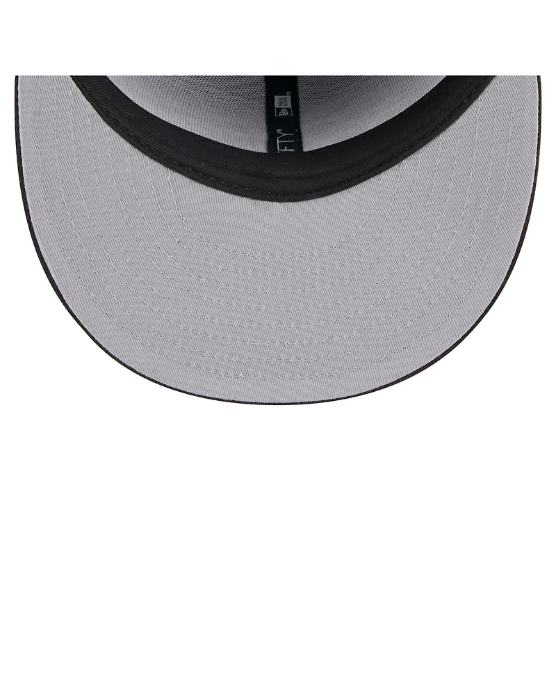 New Era Men's Brown/Black Boston Bruins Vintage Color Dip 59FIFTY Fitted Hat