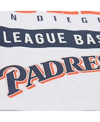 Mitchell & Ness Men's White San Diego Padres Cooperstown Collection Team Origins Premium T-Shirt