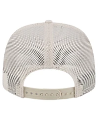 New Era Men's Light Beige Athletics Flawless 9SEVENTY Stretch Snap Hat
