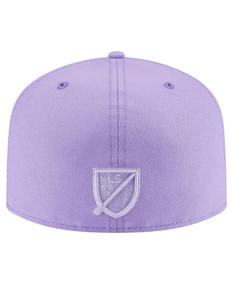 New Era Men's Purple York City Fc Color Pack A-Frame 59FIFTY Fitted Hat