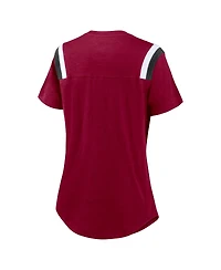 Nike Women's Heather Red Washington Commanders Historic Slub Fashion T-Shirt
