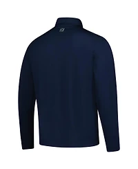 FootJoy Men's Navy The Players Lightweight Solid Quarter-Zip Sweatshirt