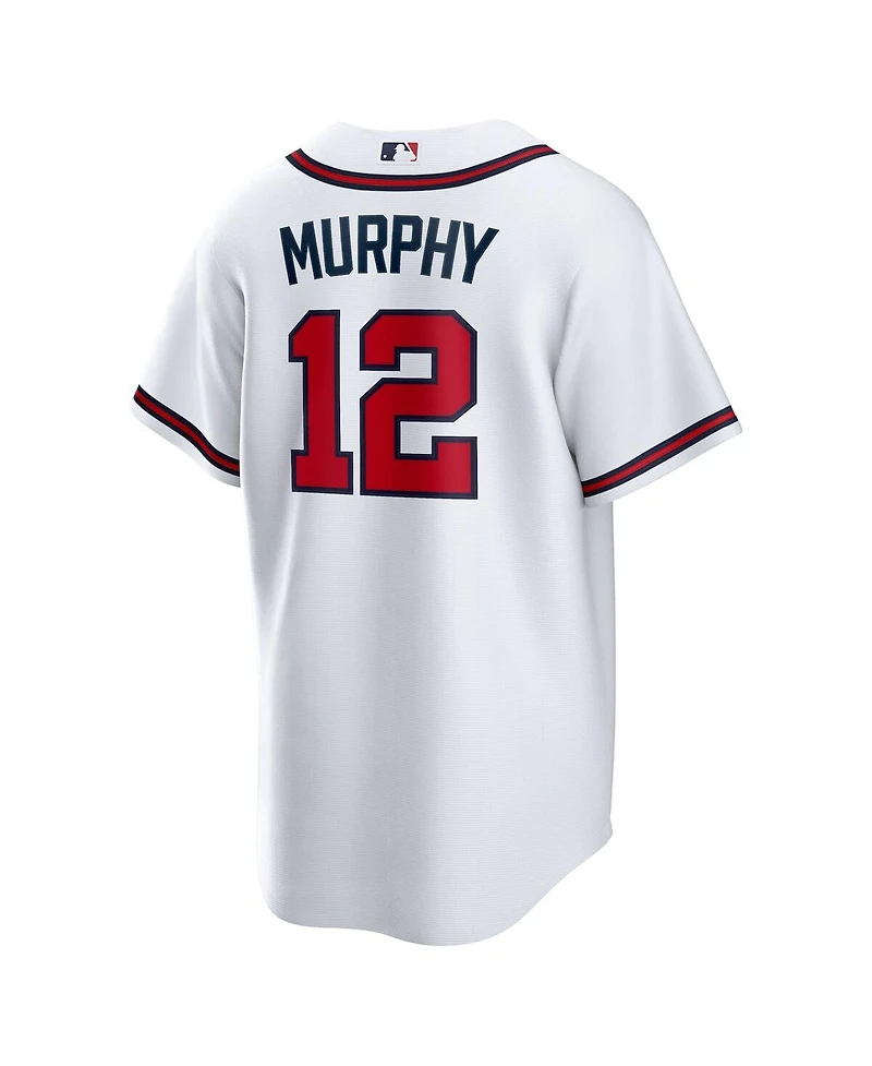 Nike Men's White Sean Murphy Atlanta Braves Replica Player Jersey