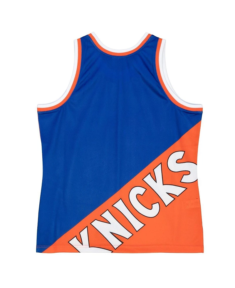 Mitchell & Ness Men's Blue New York Knicks Big Face 5.0 Fashion Tank Top