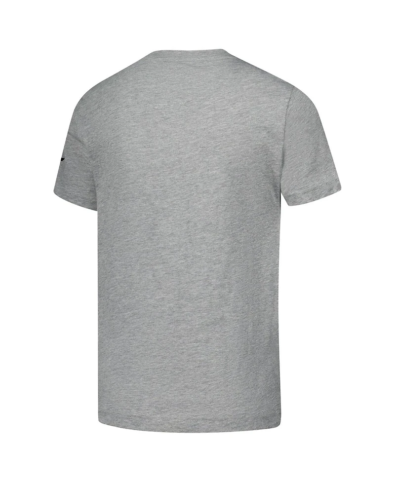 Nike 3BRAND by Russell Wilson Big Boys and Girls Gray Tempo Ballers T-Shirt