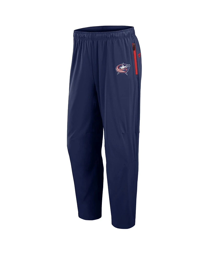 Fanatics Men's Navy Columbus Blue Jackets Authentic Pro Rink Pants