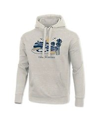 Ahead Men's Cream The Players Hank Pullover Hoodie