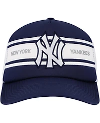 Mitchell & Ness Men's Navy New York Yankees Sideline Trucker Adjustable Hat