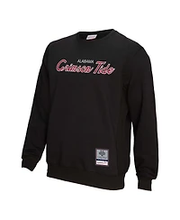 Mitchell & Ness Men's Black Alabama Crimson Tide Elite Script Pullover Sweatshirt