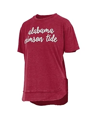 Pressbox Women's Crimson Alabama Tide Poncho T-Shirt