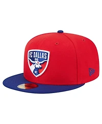 New Era Men's Red Fc Dallas 2025 Kickoff 59FIFTY Fitted Hat