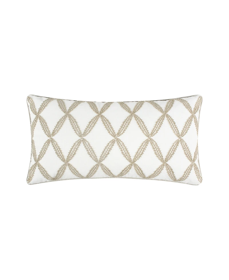 Levtex English Forest Crewel Stitch Decorative Pillow, 12" x 24"