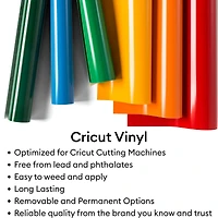Cricut Explore 4 Cutting Machine with Vinyl and Iron-On Sheets Bundle