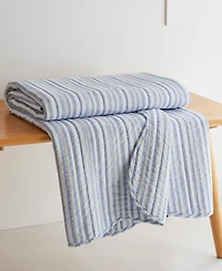 Levtex Martha Stripe Reversible Quilted Throw, 50" x 60"