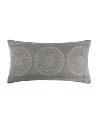 Levtex Loden Embroidered Decorative Pillow, 12" x 24"