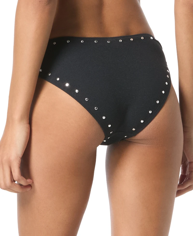 Michael Kors Women's Crepe Side-Ring Studded Bottoms
