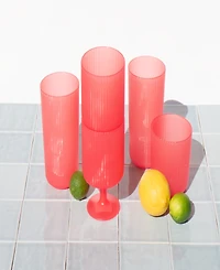 Abode Homewares Mesa Goblet Glasses, Set of 6