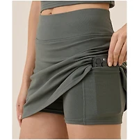 Pact Women's Organic Cotton On the Go-To Pocket Skort