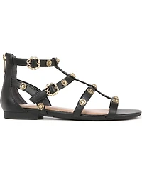 Sam and Libby Women's Rhonda Studded Gladiator Flat Sandals
