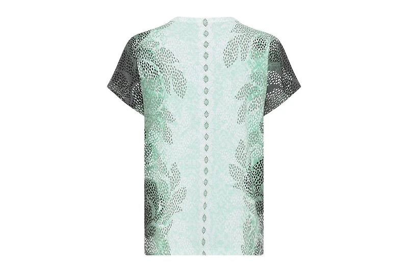Olsen Women's Panneaux Print Tunic T-Shirt