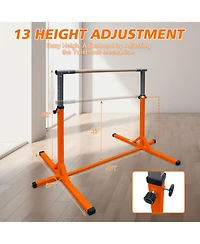 Streamdale Gymnastics Bar for Kids, Adjustable Height Gym Bar, Junior Training Kip Bar for Home, Built for kids 3+ Years Yellow