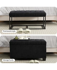Streamdale Multifunctional Storage Ottoman Bench End of Bed