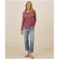 Pact Women's Organic Cotton Featherweight Slub Long Sleeve Tee