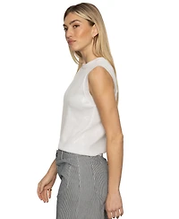 Sanctuary Women's Sequin Sleeveless Pull-On Sweater