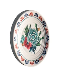Abode Homewares Desert Succulent 6-Pc. Salad Plates, Service For 6