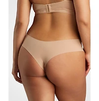 Siella Women's Organic Cotton No-Show Thong