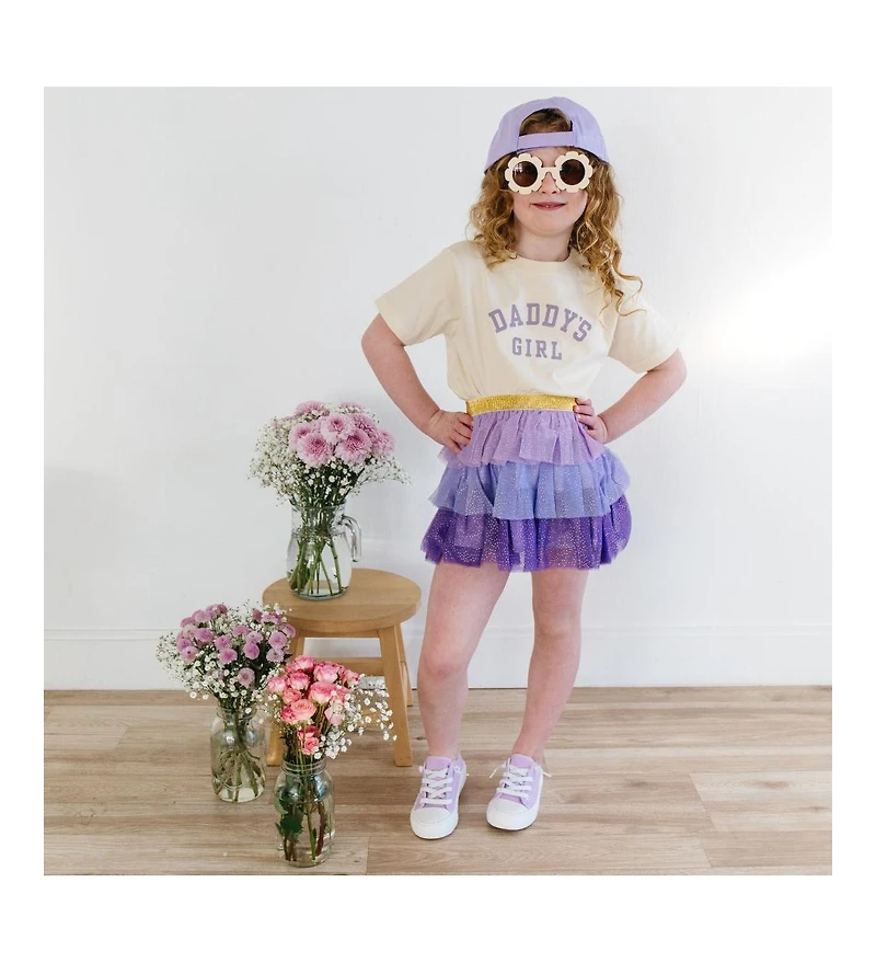 Sweet Wink Baby Girls Daddy's Short Sleeve T-Shirt