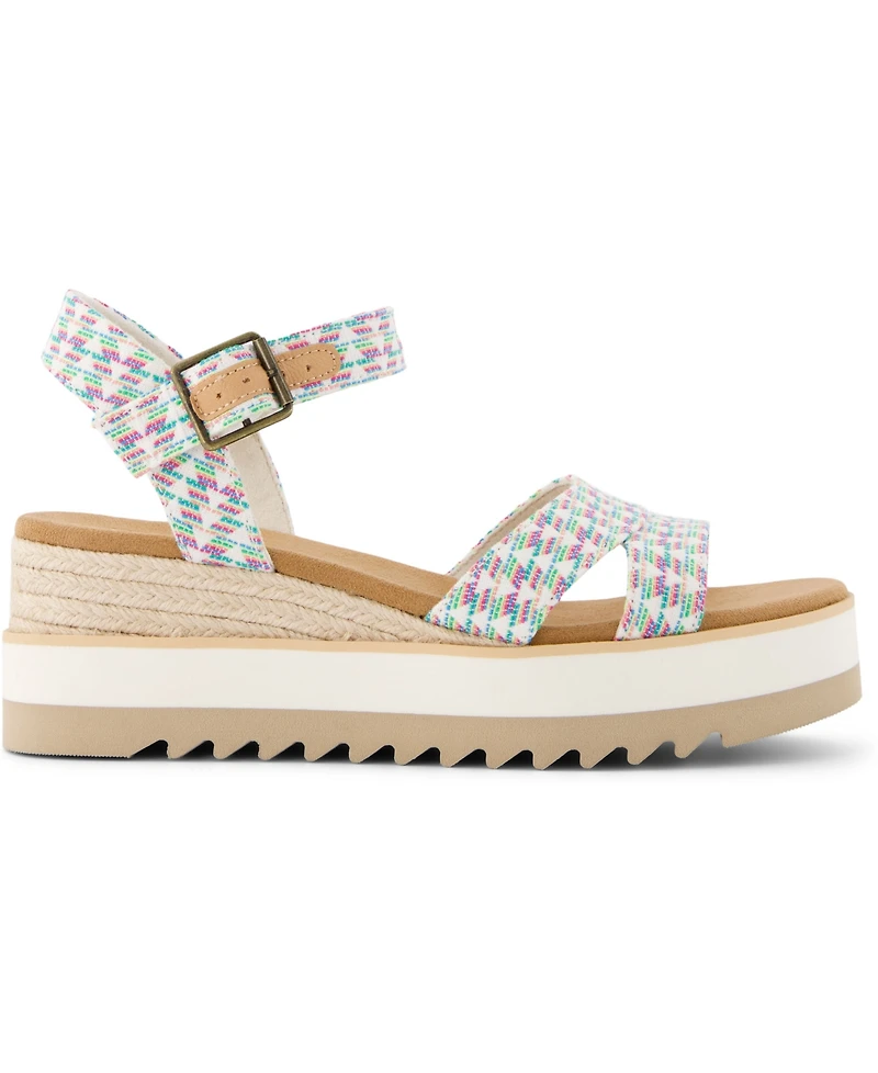 Toms Women's Louisa Platform Wedge Sandals