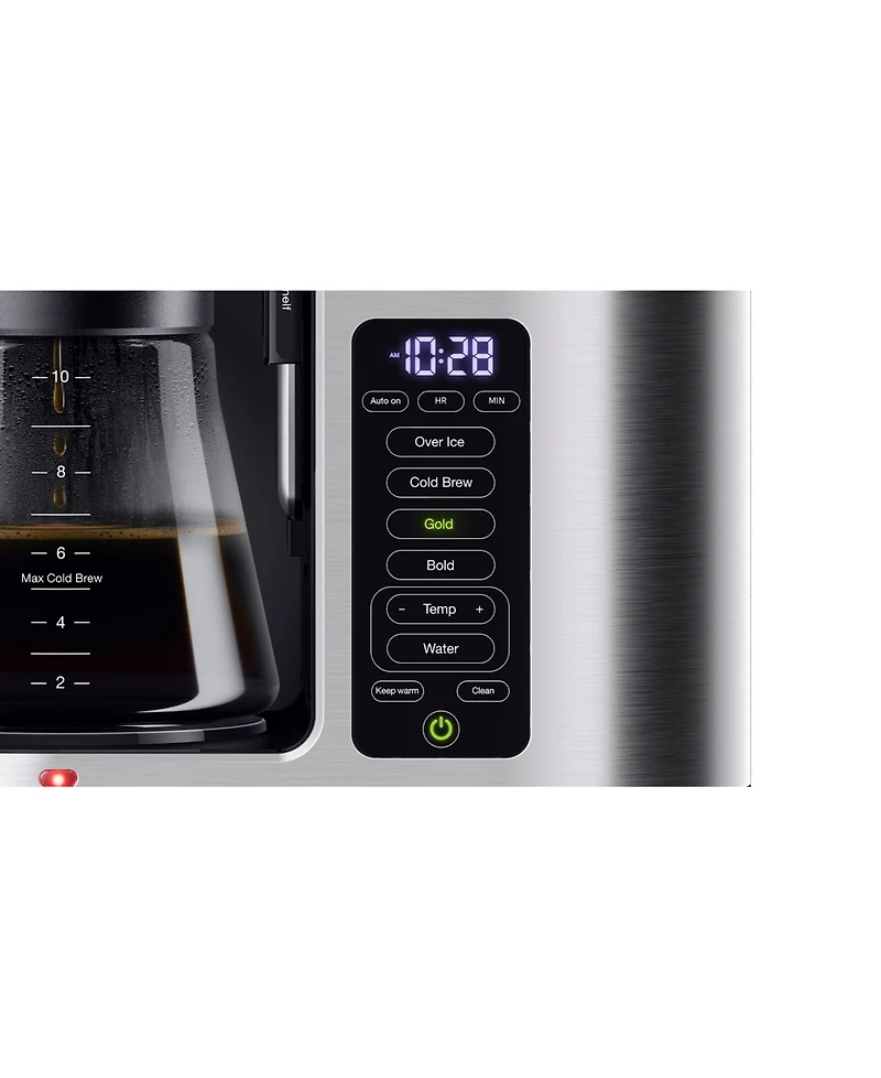Braun MultiServe Plus 10-Cup Pod-Free Drip Coffee Maker, KF9370SI