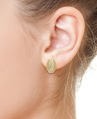 Effy Diamond Pave Abstract Statement Earrings (1-1/10 ct. t.w.) in 14k Gold