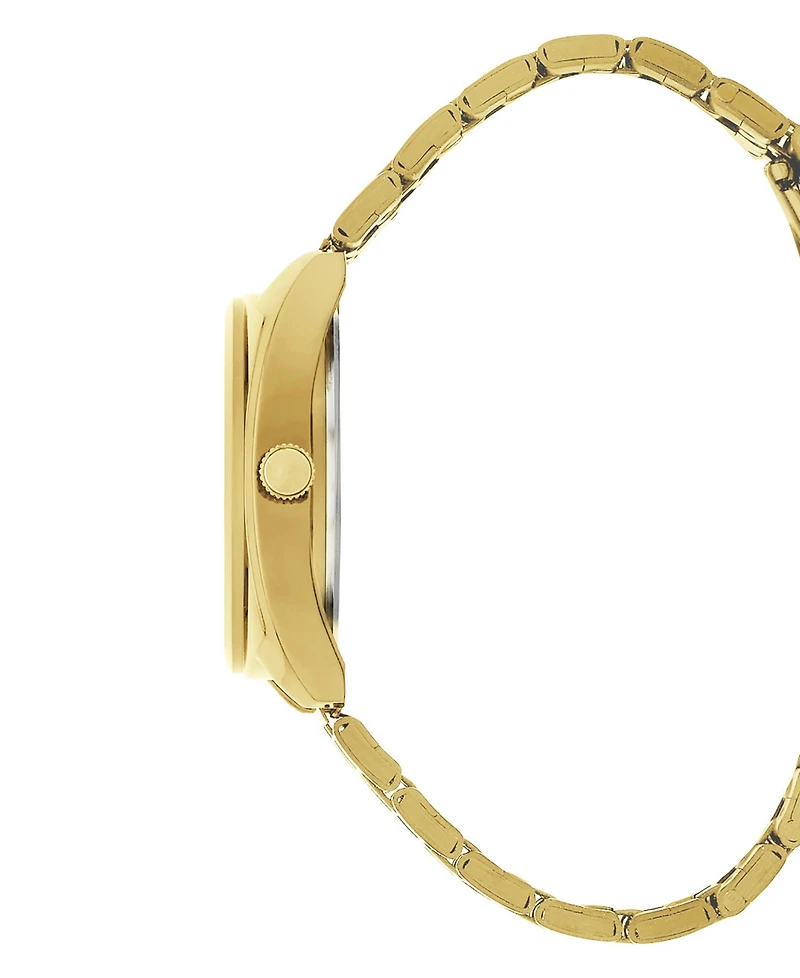 London Fog Unisex Keltic Cushion Case Gold Link Alloy Watch, 38mm