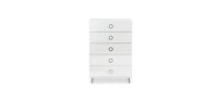 Five-Drawer Dresser Chest for Bedroom Storage and Organization