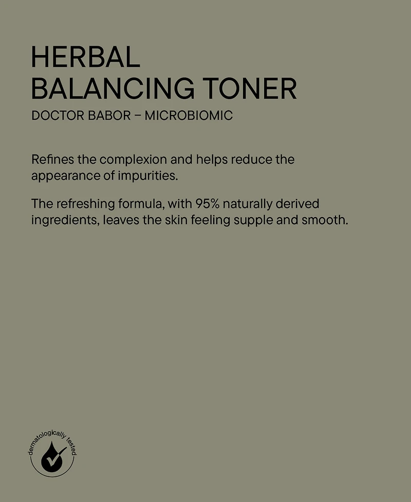Babor Microbiomic Herbal Balancing Toner, 6.76 oz.