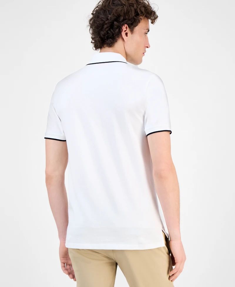 Hugo Boss Men's Dinoso Contrast-Tip Polo Shirt