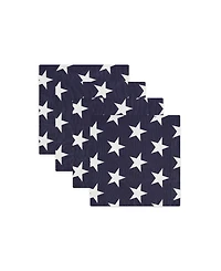 Tableau Star Americana Set of 4 Napkins, 8.25" x 8.25"