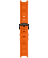 Tissot Men's Swiss Chronograph T-Race Orange Silicone Strap Watch 45mm