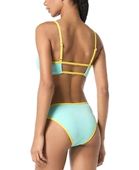 Kate Spade Women's Contrast-Trim Bralette Bikini Top, Exclusively at Macy's