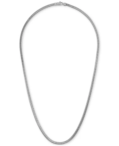 Bulova Men's Icon Sterling Silver 22" Chain Necklace