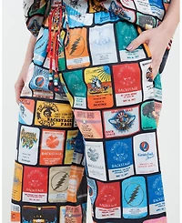 Meghan Fabulous Women's Grateful Dead Backstage Pass Print Pants