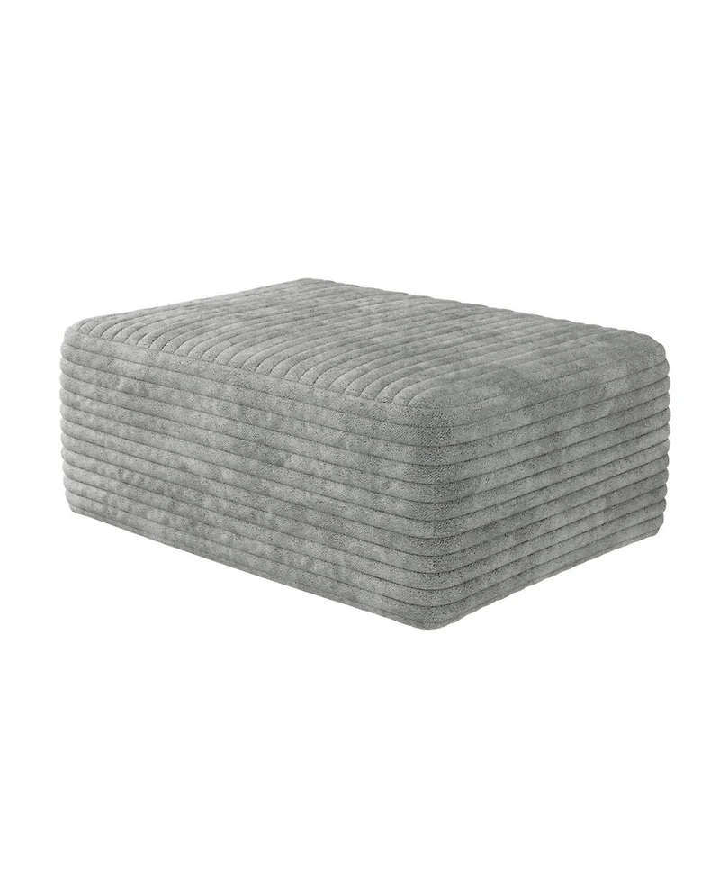 Streamdale Plush Corduroy Modular Sectional Sofa with Chaise