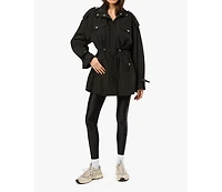 WeWoreWhat Women's Cinched Waist Anorak Jacket