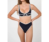 WeWoreWhat Women's Scoop Underwire Top