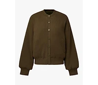 WeWoreWhat Women's Cable Knit Puffer Jacket