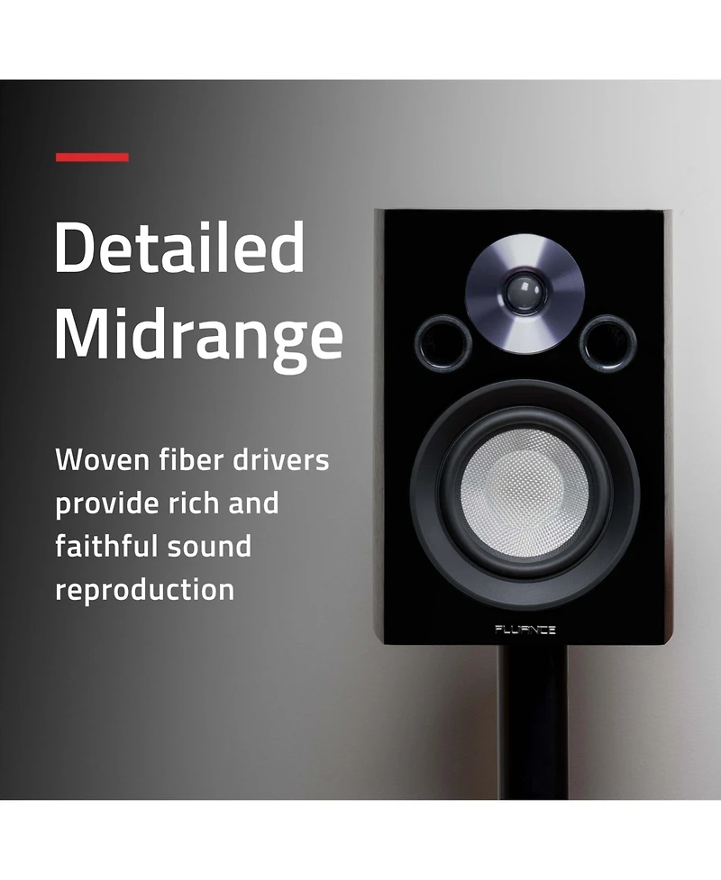 Fluance Reference Surround Sound Home Theater 5.0 Channel Speaker System including 3-Way Floorstanding Towers, Center Channel, and Rear