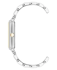 Anne Klein Women's Quartz Rectangular Estate Two-Tone Metal Alloy Watch, 25mm