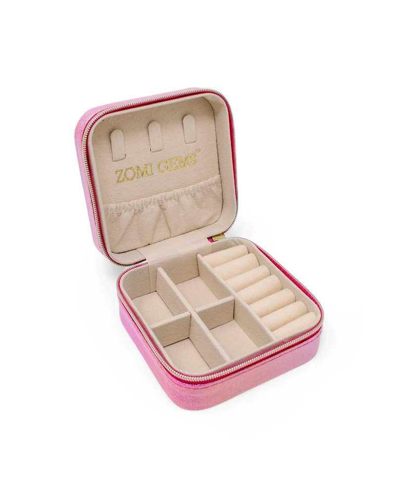 Zomi Gems Girls Sparking Sequin Heart Jewelry Box